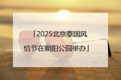 2025北京泰国风情节在朝阳公园举办