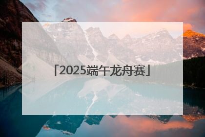 2025端午龙舟赛