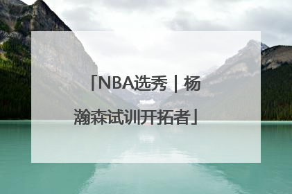NBA选秀｜杨瀚森试训开拓者