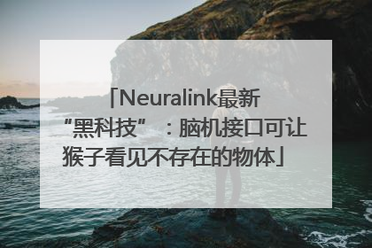 Neuralink最新“黑科技”：脑机接口可让猴子看见不存在的物体